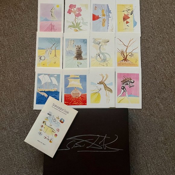 Salvador Dali Art & 1973 "Homage to Israel" 12 - .999 Pure Silver Medallion Set - Picture 6 of 6